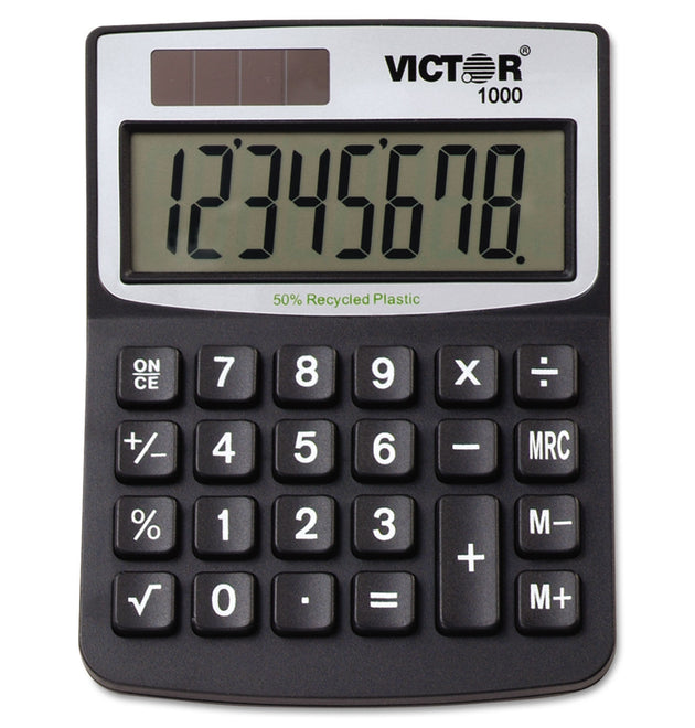 1000 Minidesk Calculator, 8-Digit LCD