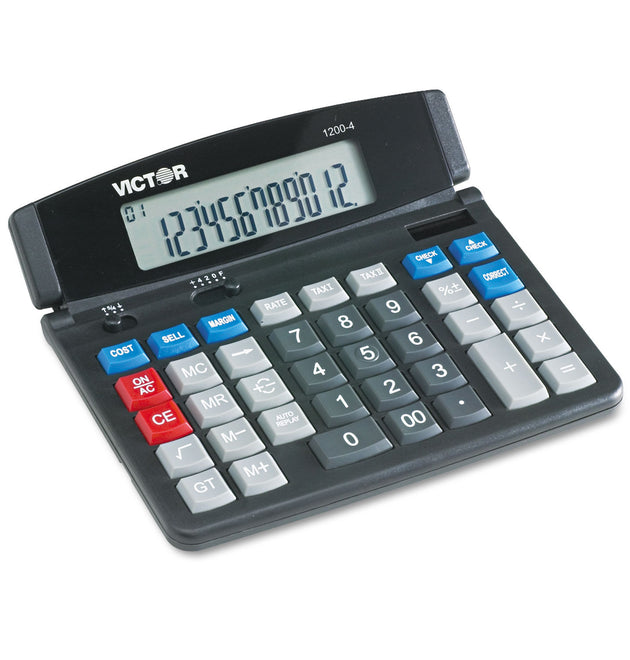 1200-4 Business Desktop Calculator, 12-Digit LCD