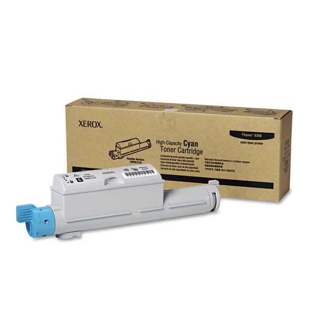 106R01218 High-Yield Toner, 12,000 Page-Yield, Cyan