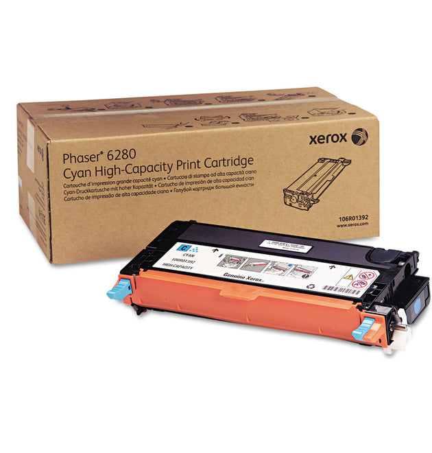 106R01392 High-Yield Toner, 5,900 Page-Yield, Cyan