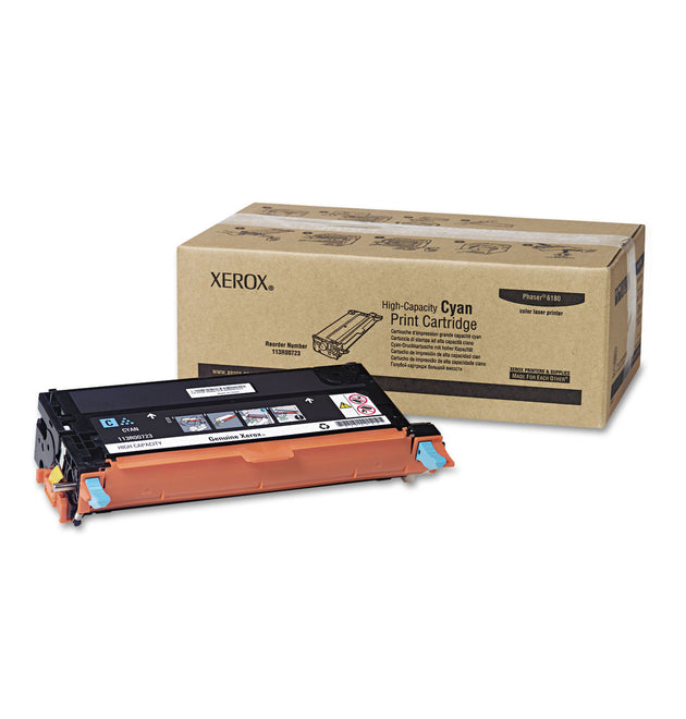 113R00723 High-Yield Toner, 6,000 Page-Yield, Cyan