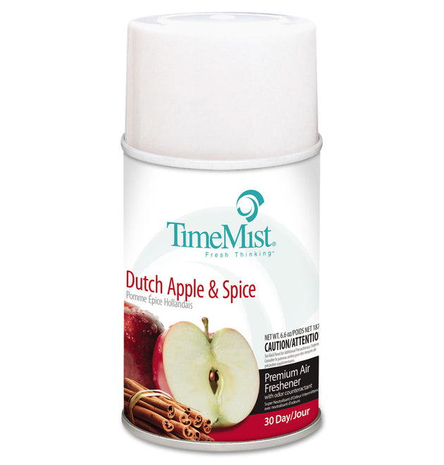 Premium Metered Air Freshener Refill, Dutch Apple and Spice, 6.6 oz Aerosol Spray