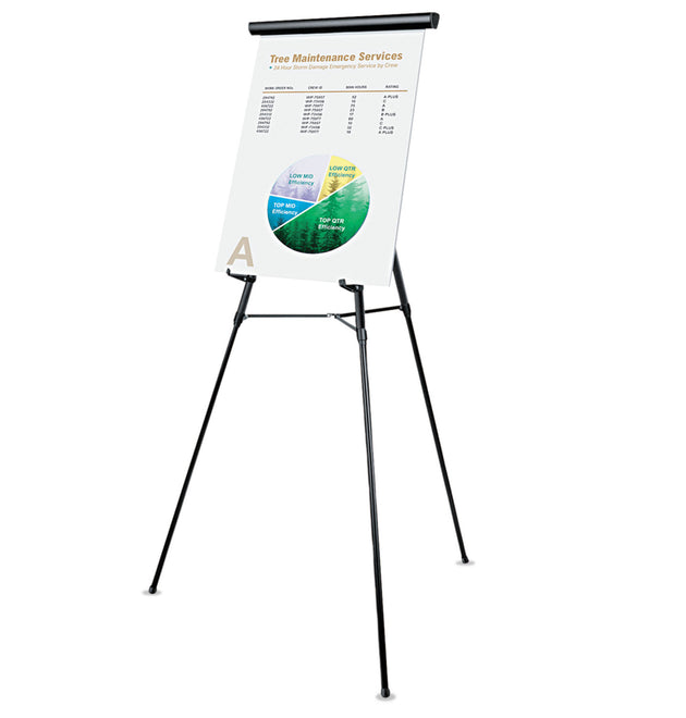 3-Leg Telescoping Easel with Pad Retainer, Adjusts 34