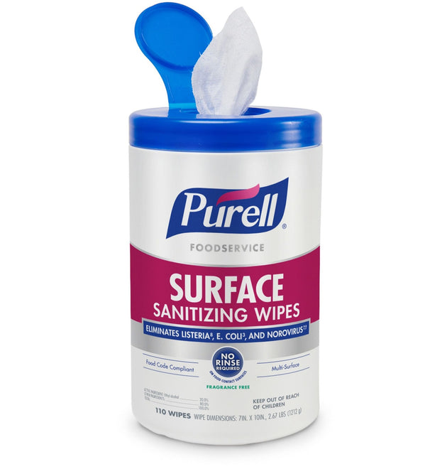 Foodservice Surface Sanitizing Wipes, Ready-To-Use Wipe7