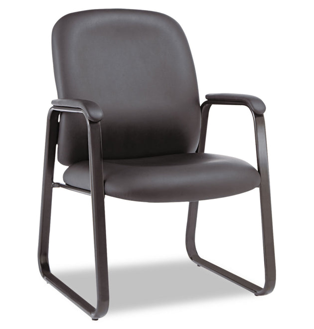 Alera Genaro Bonded Leather High-Back Guest Chair, 24.60