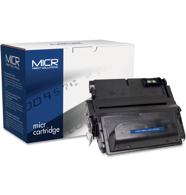 Compatible Q1338A(M) (38AM) MICR Toner, 12,000 Page-Yield, Black