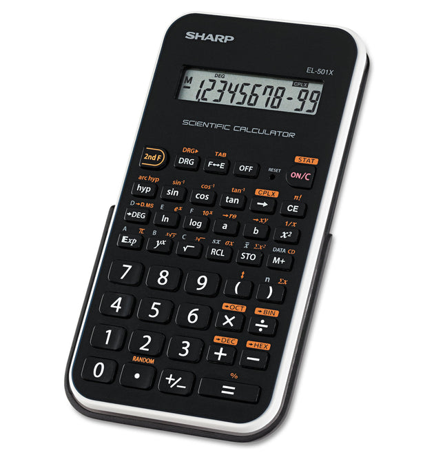 EL-501XBWH Scientific Calculator, 10-Digit LCD