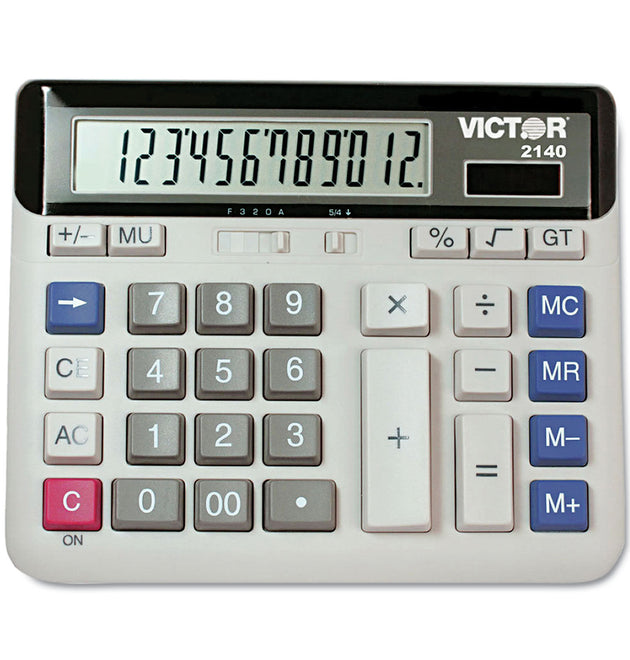 2140 Desktop Business Calculator, 12-Digit LCD