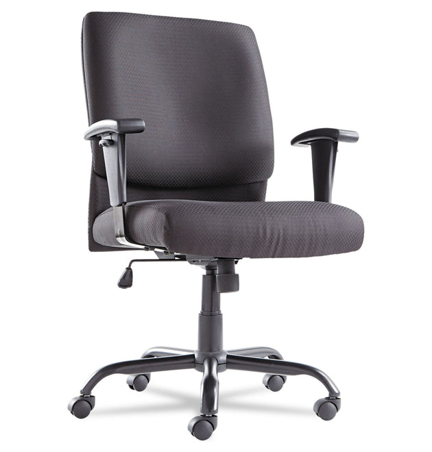 Big/Tall Swivel/Tilt Mid-Back Chair, Supports Up to 450 lb, 19.29