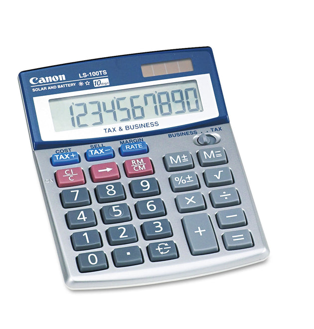 LS-100TS Portable Business Calculator, 10-Digit LCD