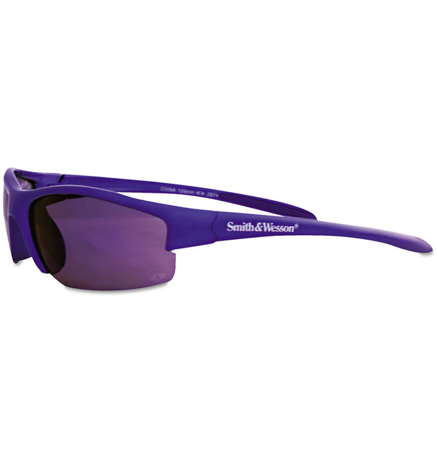 Equalizer Safety Eyewear, Blue Frame, Blue Mirror Lens