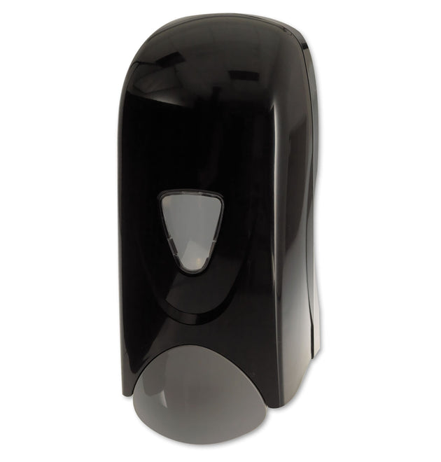 Foam-eeze Bulk Foam Soap Dispenser with Refillable Bottle, 1,000 mL, 4.88 x 4.75 x 11, Black/Gray