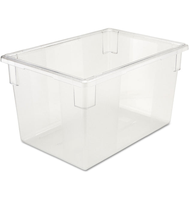 Food/Tote Boxes, 21.5 gal, 26 x 18 x 15, Clear, Plastic