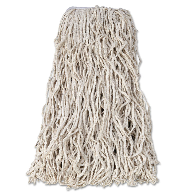 Economy Cut-End Cotton Wet Mop Head, 24oz, 1