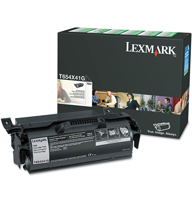 T654X41G Extra High-Yield Toner, 36,000 Page-Yield, Black