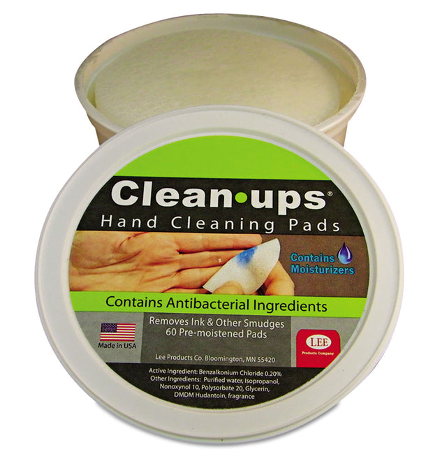 Clean-Ups Hand Cleaning Pads, Cloth, 1-Ply, 3