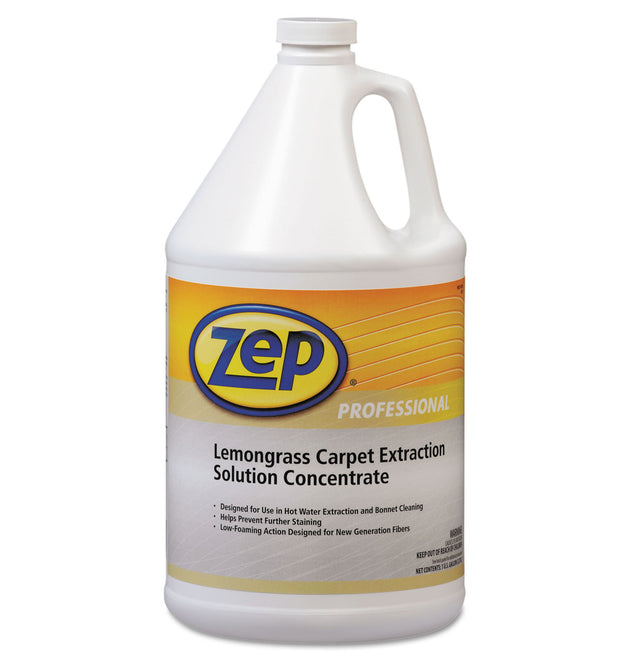 Carpet Extraction Cleaner, Lemongrass, 1gal Bottle