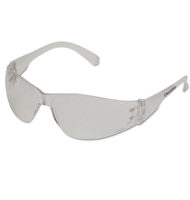 Checklite Safety Glasses, Clear Frame, Anti-Fog Lens