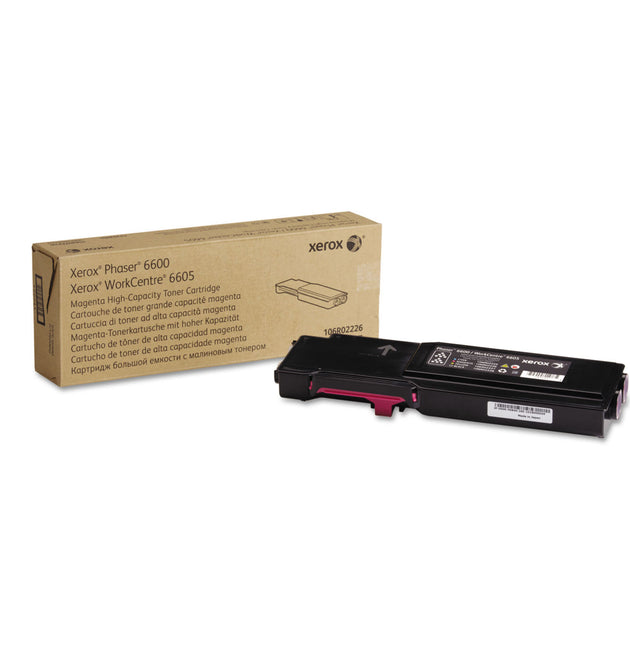 106R02226 High-Yield Toner, 6,000 Page-Yield, Magenta