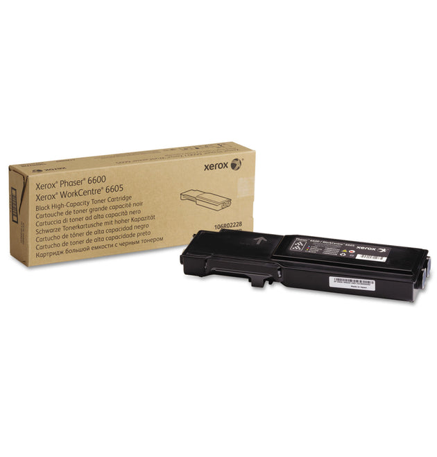 106R02228 High-Yield Toner, 8,000 Page-Yield, Black