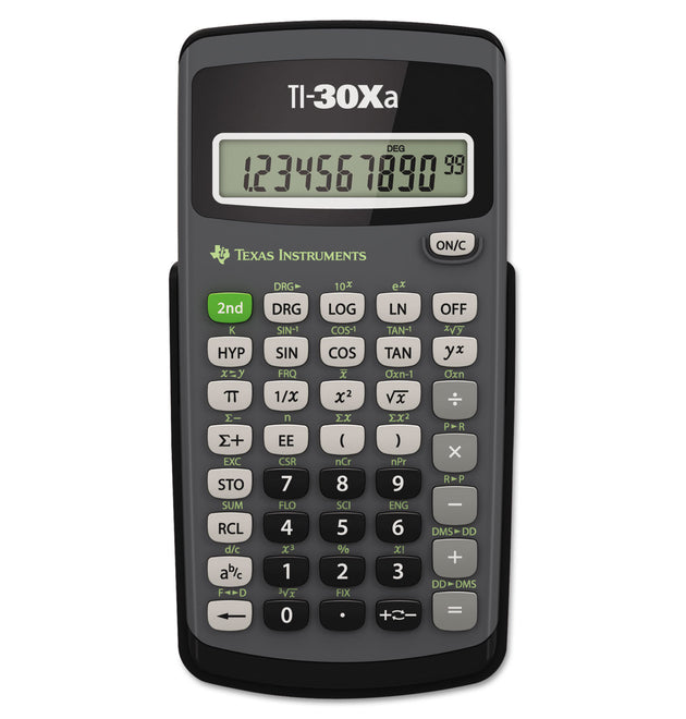 TI-30Xa Scientific Calculator, 10-Digit LCD