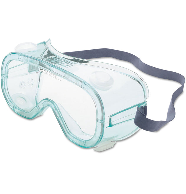 A610S Safety Goggles, Indirect Vent, Green-Tint Fog-Ban Lens