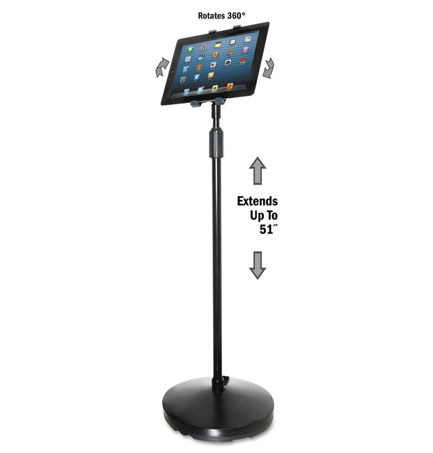 Floor Stand for iPad and Other Tablets, Black