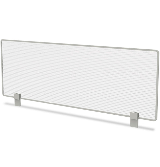 Trento Line Dividing Panel, Polycarbonate, 47.13w x 1.75d x 15.5h, Translucent