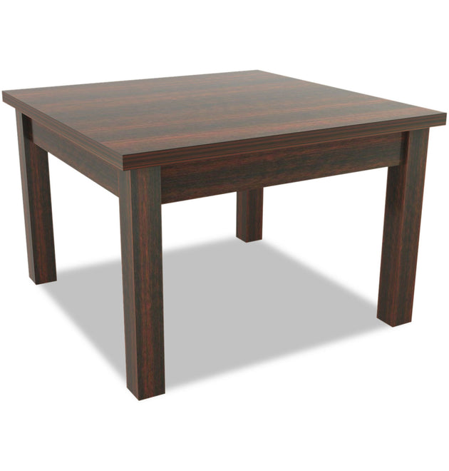 Alera Valencia Series Occasional Table, Rectangle, 23.63w x20d x20.38h, Mahogany