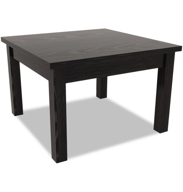 Alera Valencia Series Occasional Table, Rectangle, 23.63w x 20d x 20.38h, Black