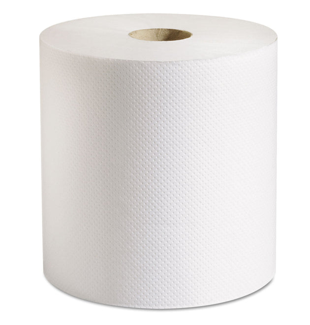 100% Recycled Hardwound Roll Paper Towels, 1-Ply, 7.88