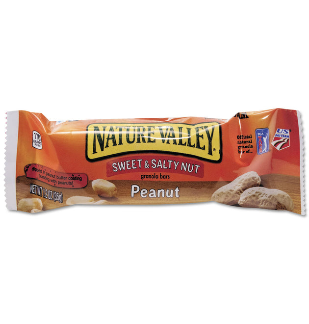 Granola Bars, Sweet and Salty Nut Peanut Cereal, 1.2 oz Bar, 16/Box