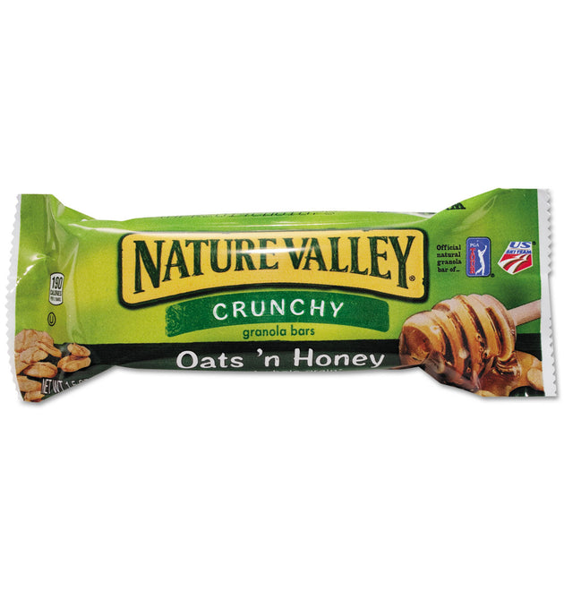 Granola Bars, Oats'n Honey Cereal, 1.5 oz Bar, 18/Box