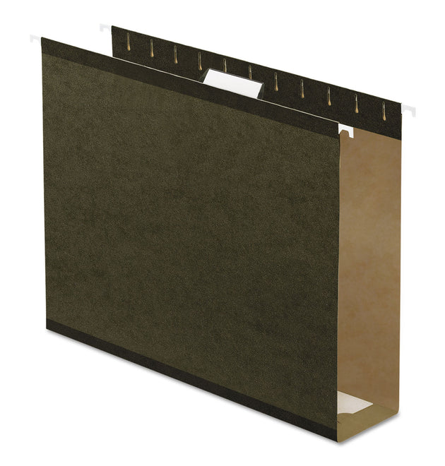 Extra Capacity Reinforced Hanging File Folders with Box Bottom, 3