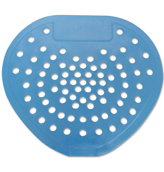 Health Gards Vinyl Urinal Screen, Mint Scent, 7.75 x 6.88, Blue, Dozen