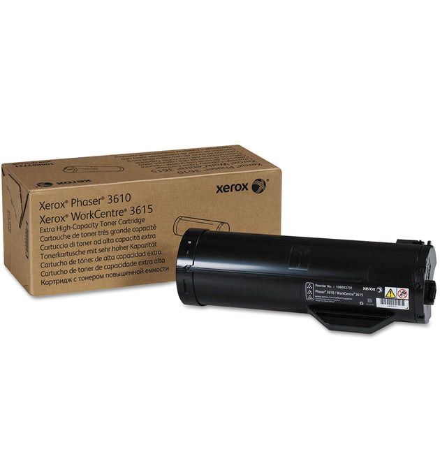 106R02731 Extra High-Yield Toner, 25,300 Page-Yield, Black