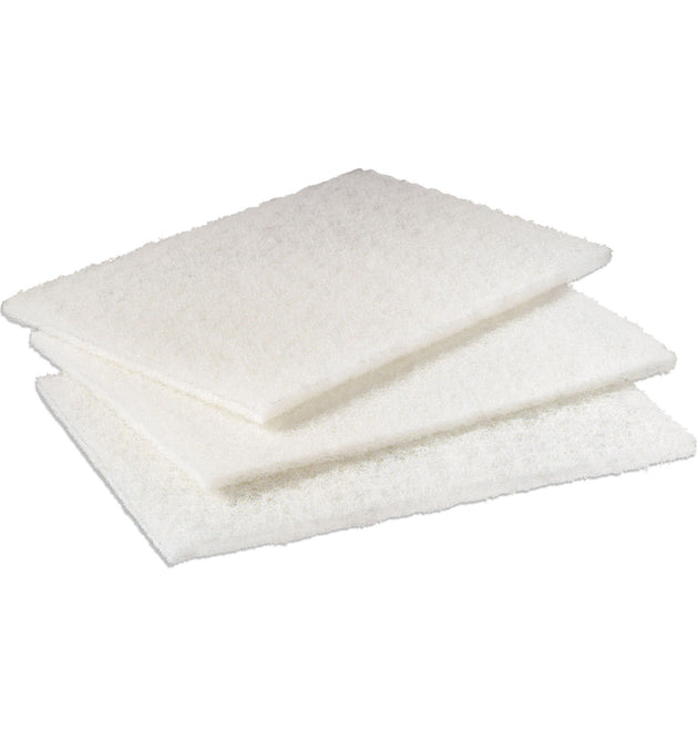 Light Duty Cleansing Pad, 6 x 9, White, 20/Pack, 3 Packs/Carton