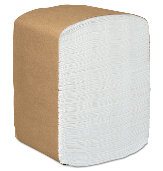 Full-Fold Dispenser Napkins, 1-Ply, 12 x 17, White, 400/Pack, 15 Packs/Carton