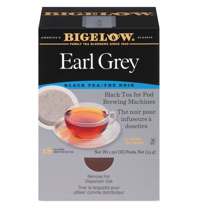 Earl Grey Black Tea Pods, 1.90 oz, 18/Box