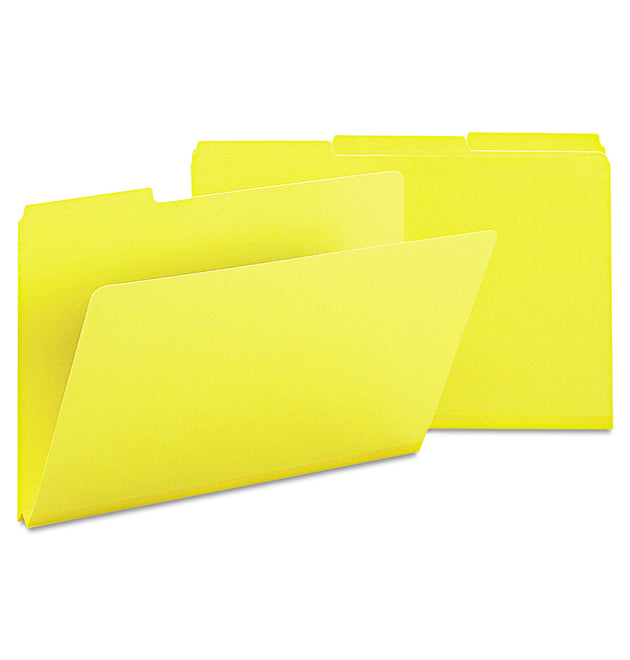 Expanding Recycled Heavy Pressboard Folders, 1/3-Cut Tabs: Assorted, Legal Size, 1