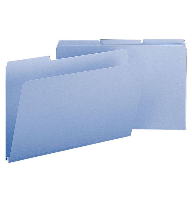 Expanding Recycled Heavy Pressboard Folders, 1/3-Cut Tabs: Assorted, Legal Size, 1