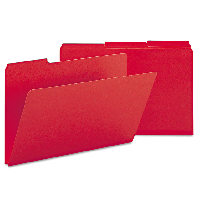 Expanding Recycled Heavy Pressboard Folders, 1/3-Cut Tabs: Assorted, Legal Size, 1