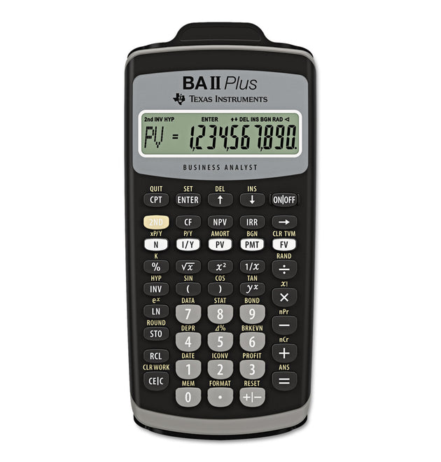 BAIIPlus Financial Calculator, 10-Digit LCD