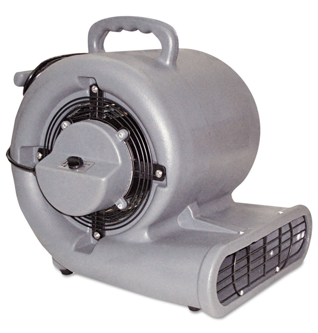 Air Mover, Three-Speed, 1,500 cfm, Gray, 20 ft Cord