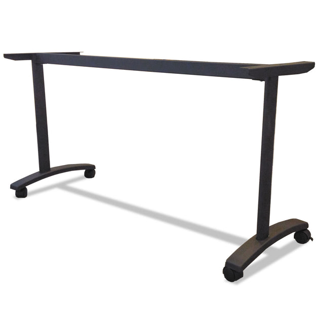 Alera Valencia Series Training Table T-Leg Base, 54w x 19.75d x 28.5h, Black