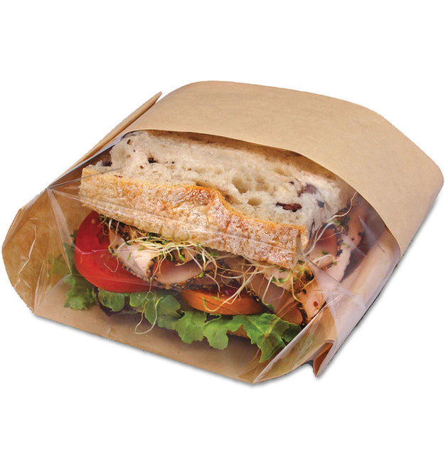 Dubl View Sandwich Bags, 2.35 mil, 9.5