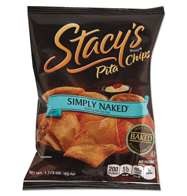 Pita Chips, 1.5 oz Bag, Original, 24/Carton