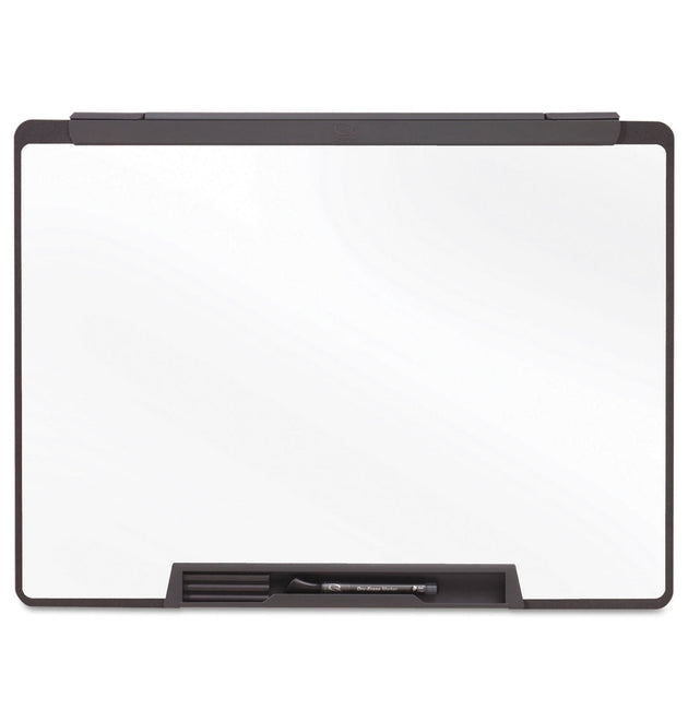 Motion Portable Dry Erase Marker Board, 36 x 24, White Surface, Black Plastic Frame