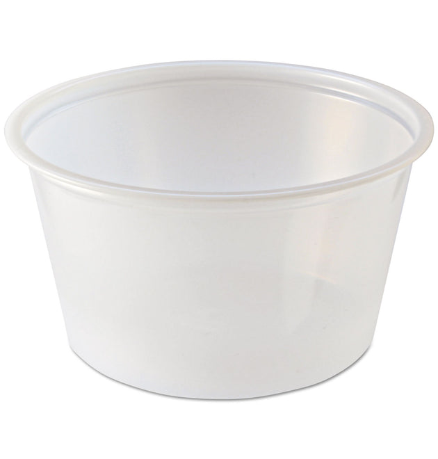 Portion Cups, 2 oz, Clear, 250 Sleeves, 10 Sleeves/Carton