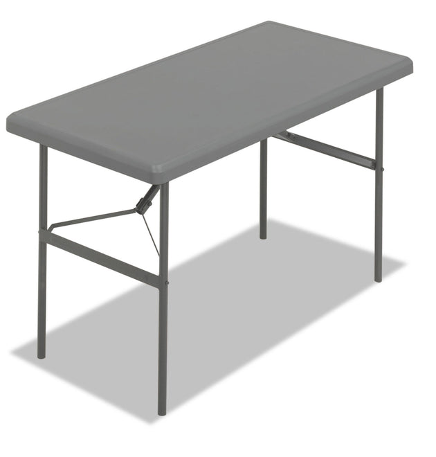 IndestrucTable Classic Folding Table, Rectangular, 48